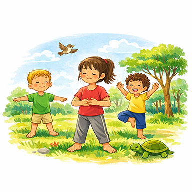 Nouveauté ! Qi Gong pour enfants : mouvement, goûter, création !