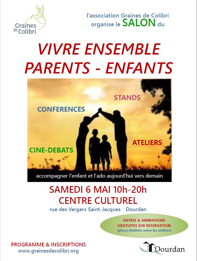 Affiche Salon Colibri Dourdan 6 mai 2017
